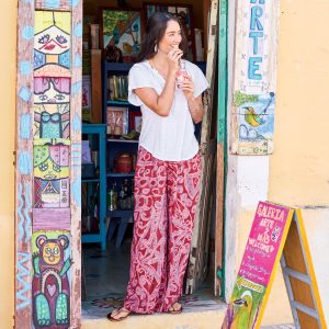 Himari Floral Pants. Petite